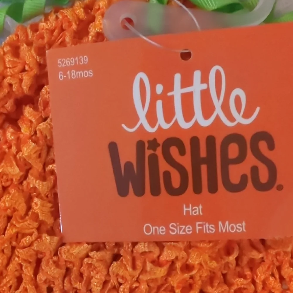 Festive Orange Pumpkin Hat for Kids